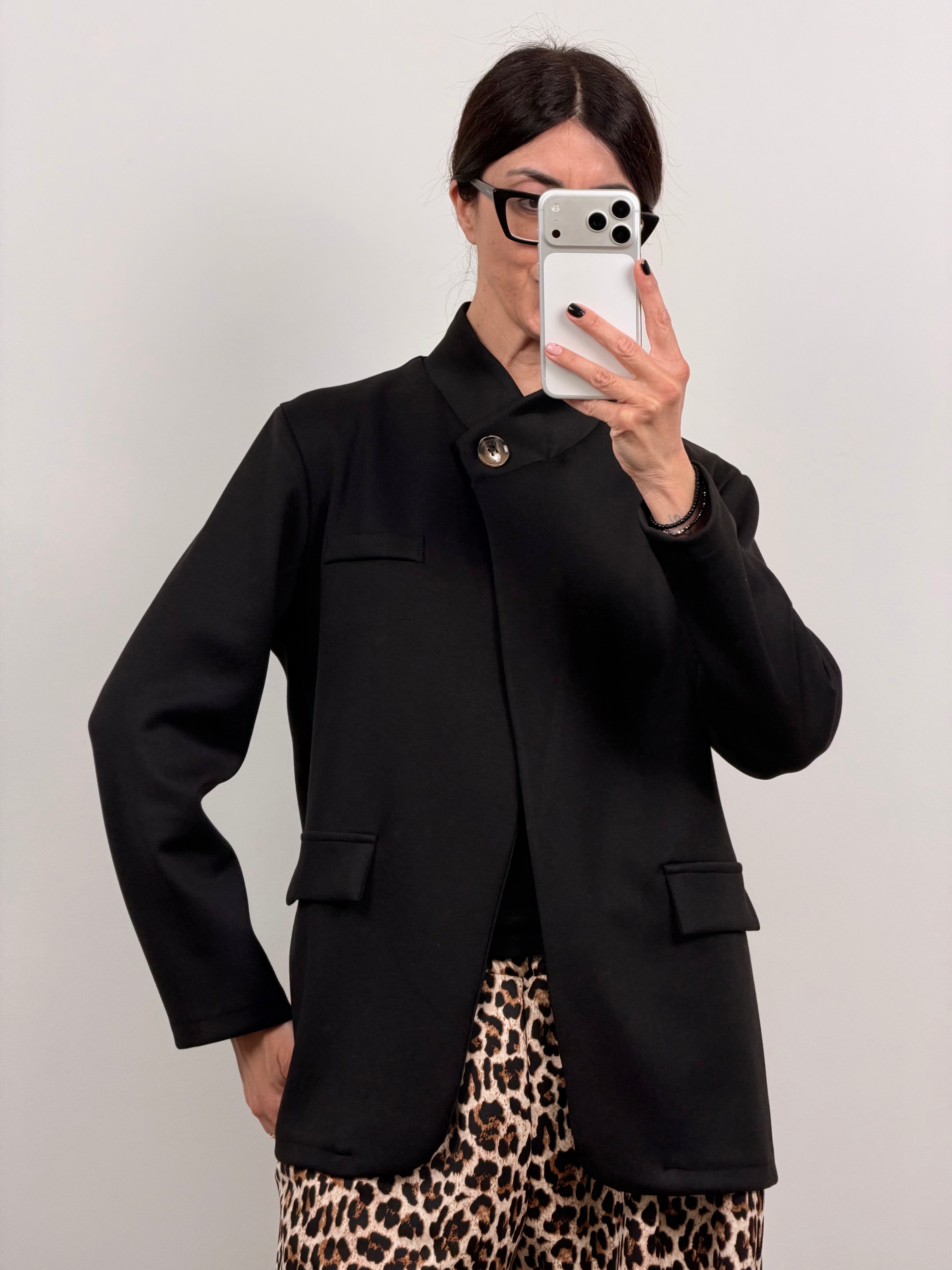 Blazer Nottingham nero