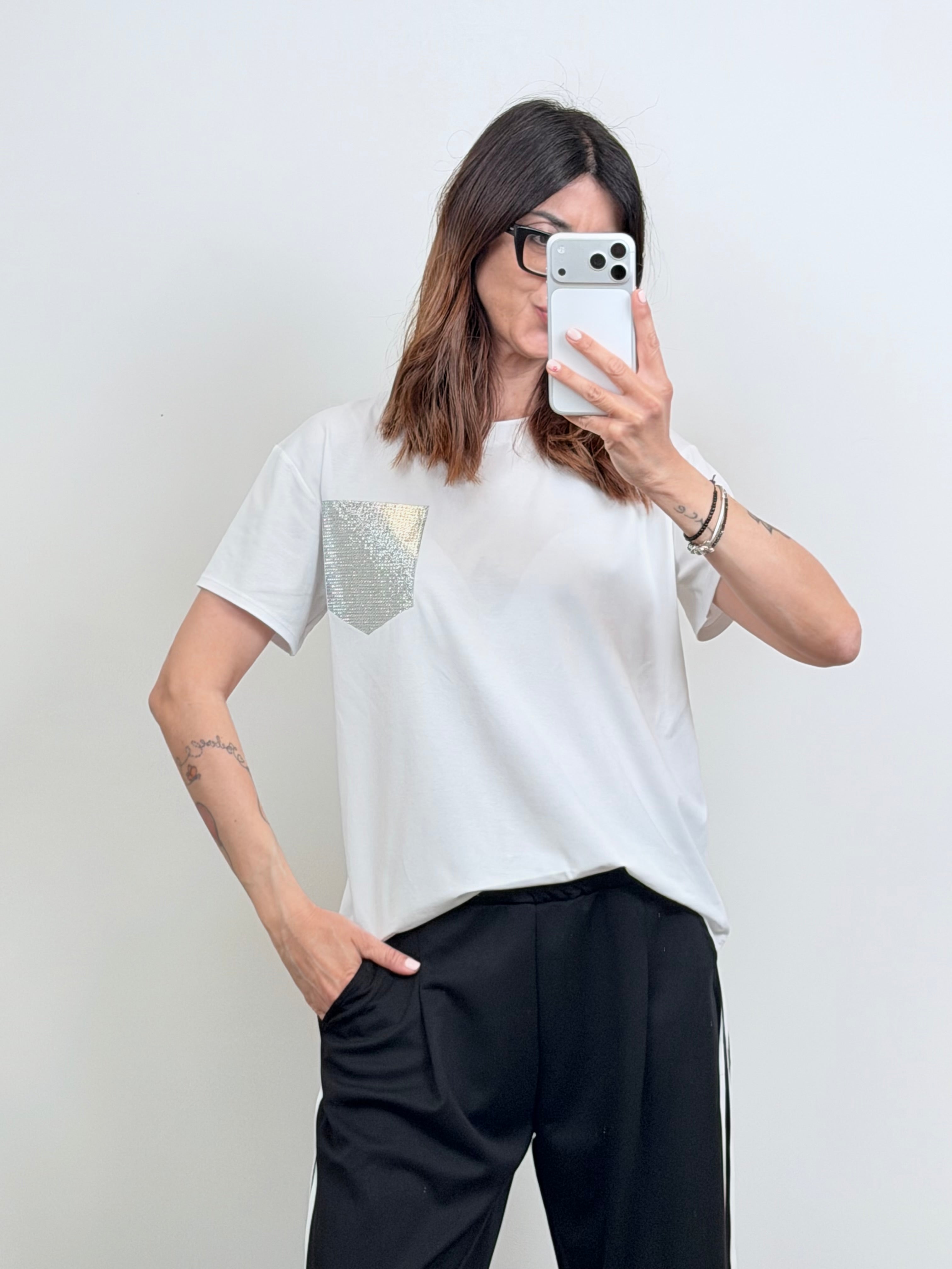 T-shirt Zante silver