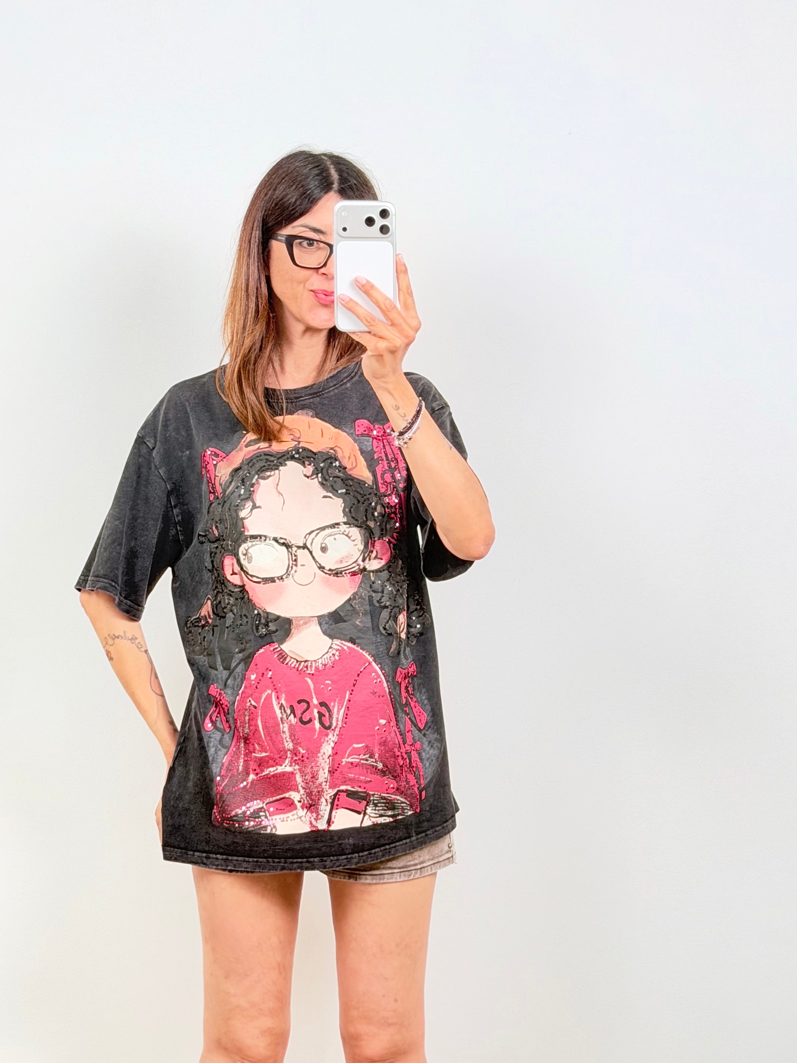 T-shirt Curly