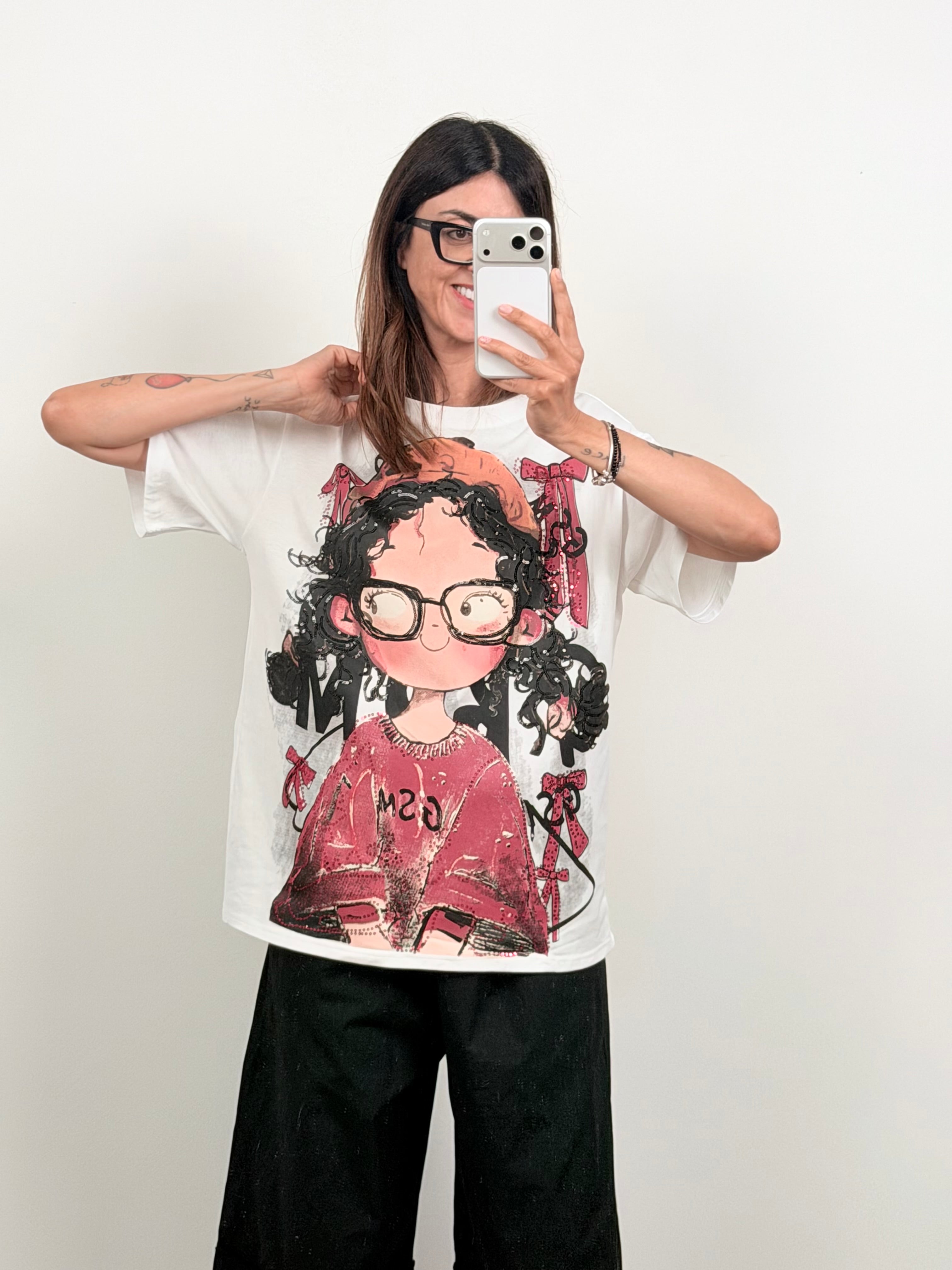 T-shirt Curly