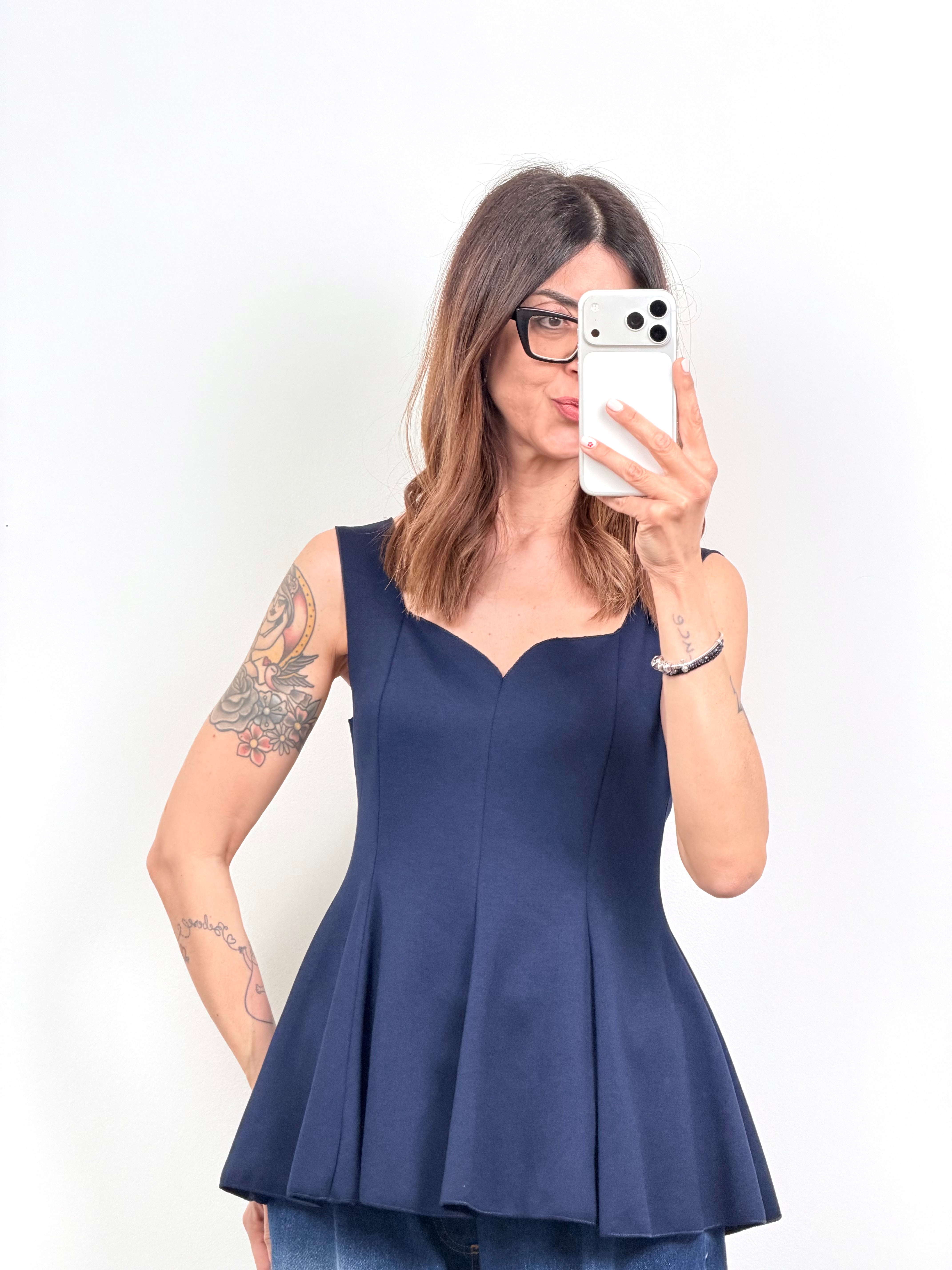 Top canotta Versailles