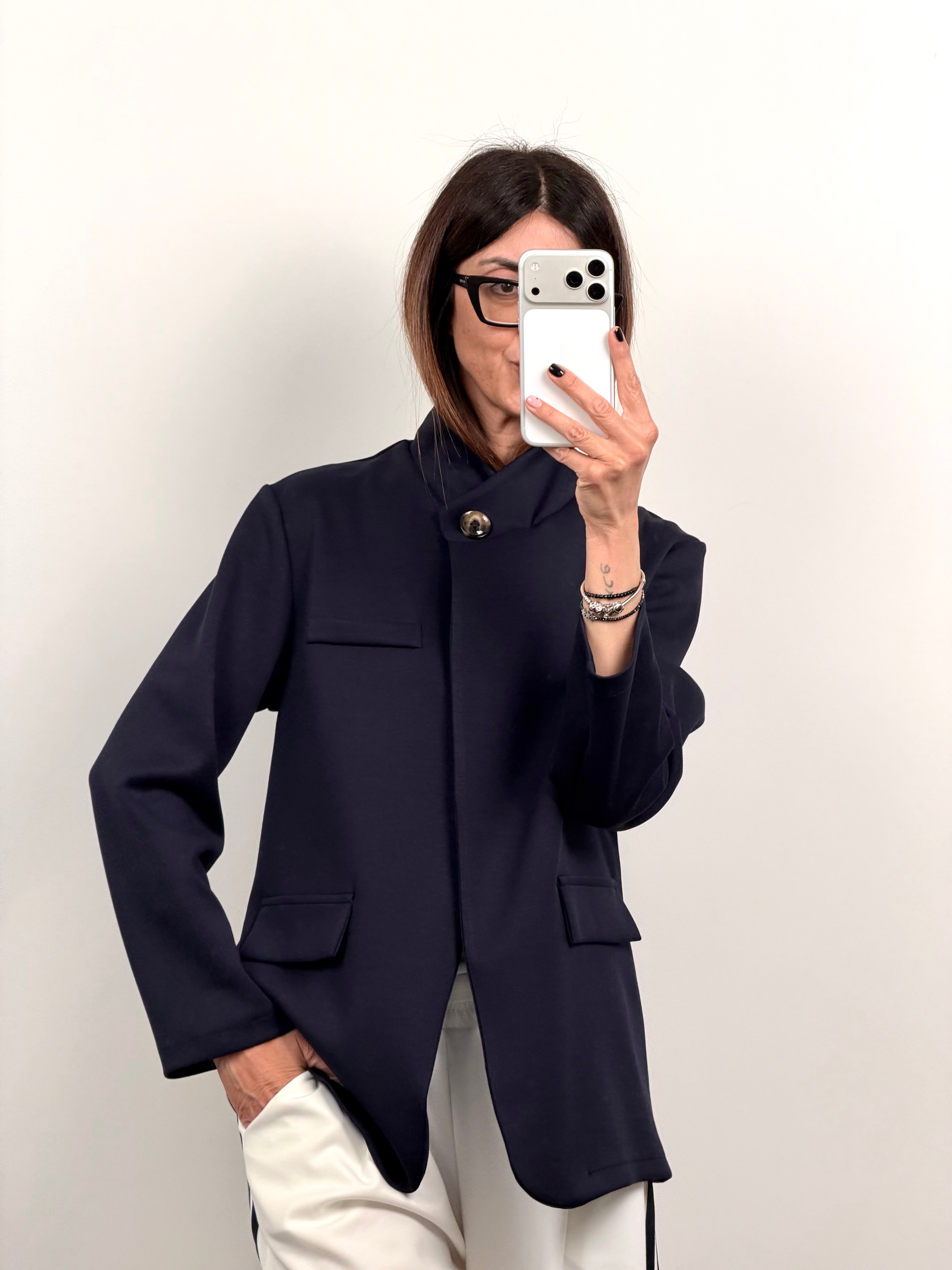 Blazer Nottingham blu