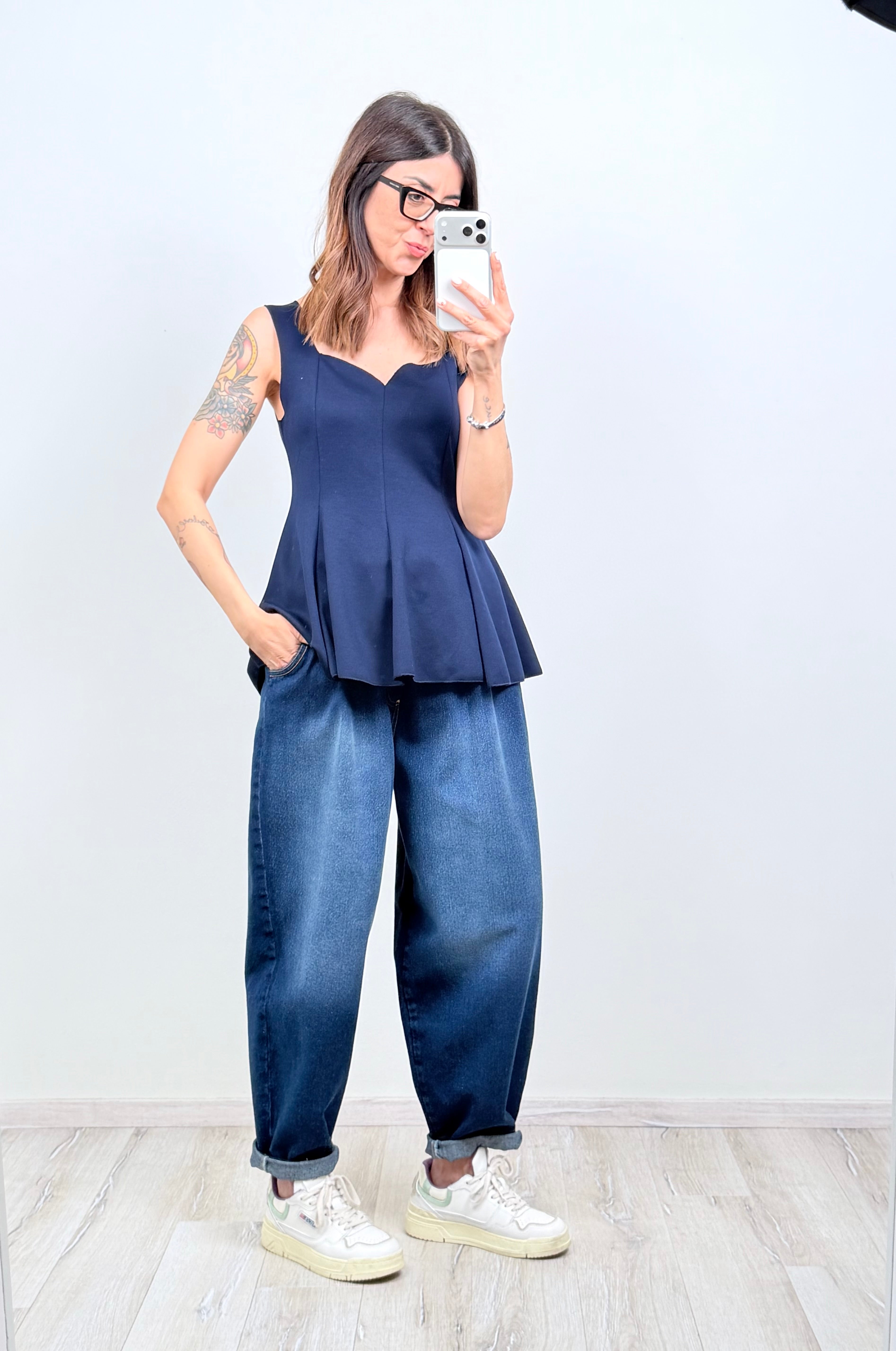 Top canotta Versailles