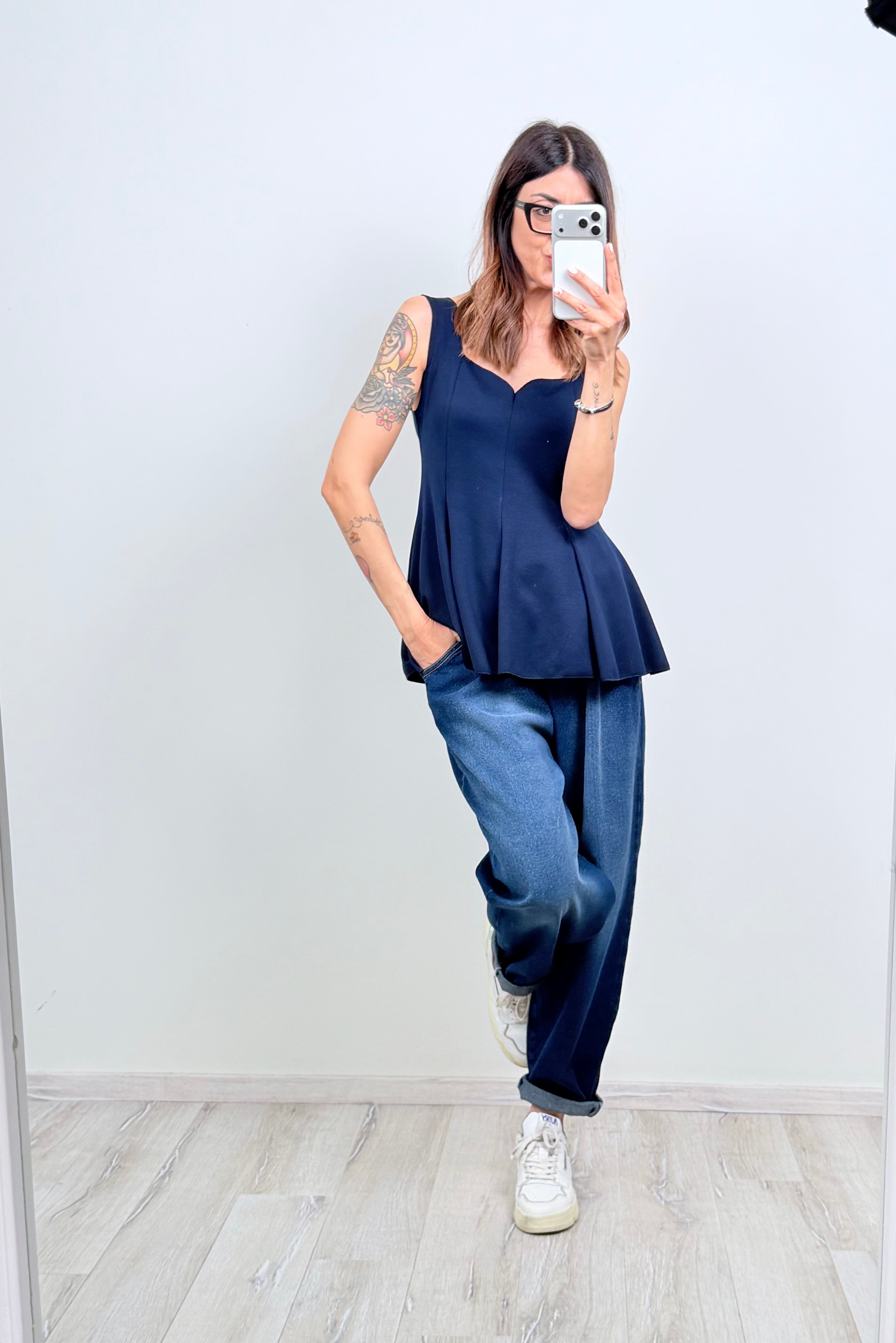 Top canotta Versailles