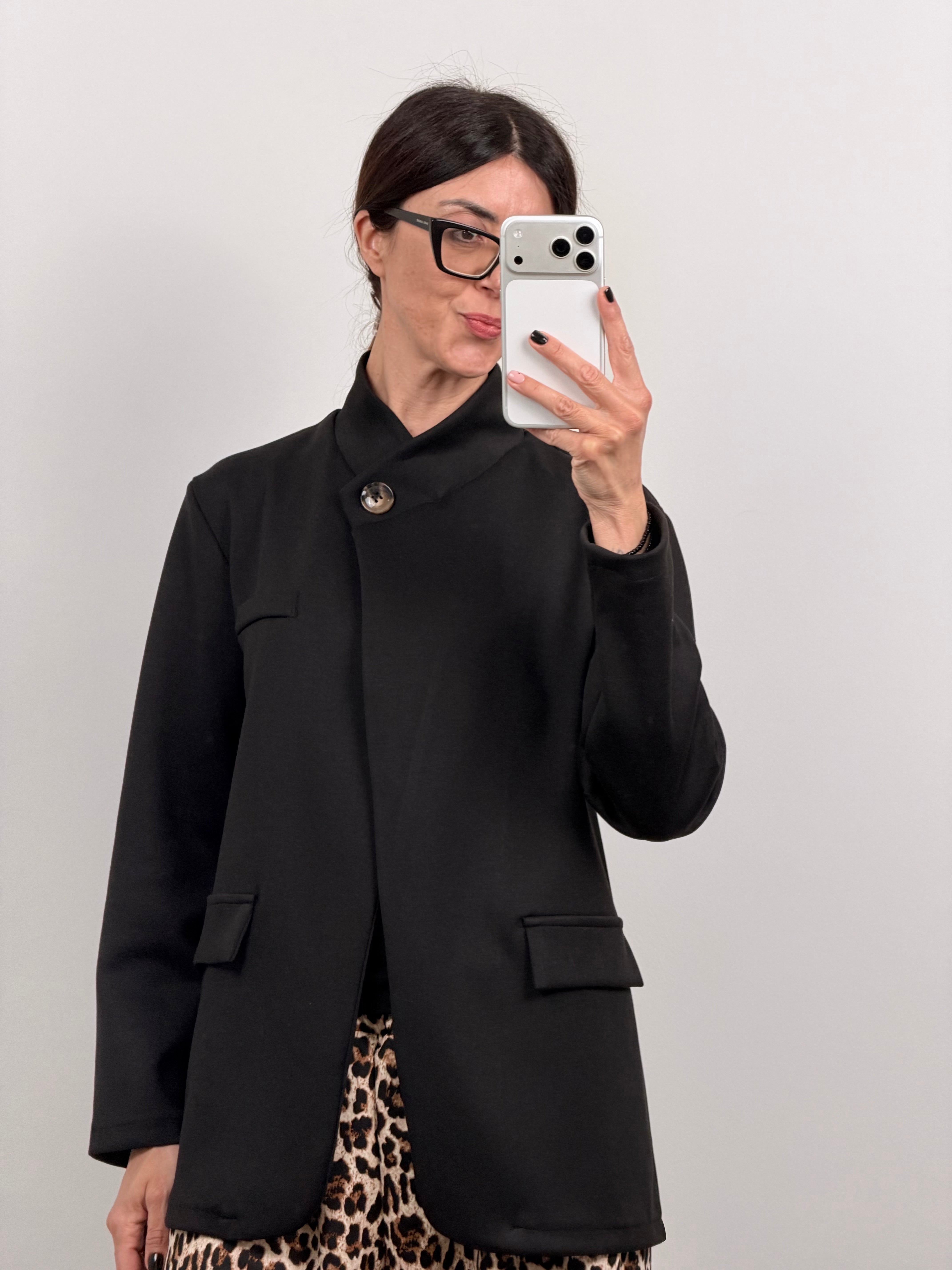 Blazer Nottingham nero