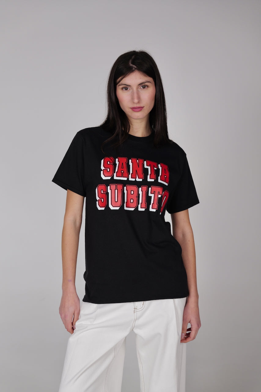 T-shirt Santa subito nero