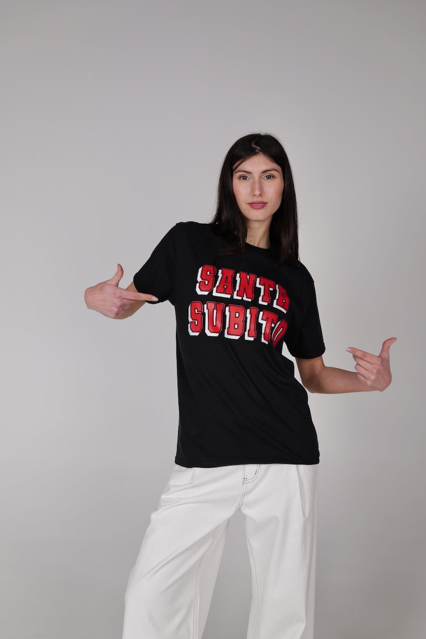 T-shirt Santa subito nero