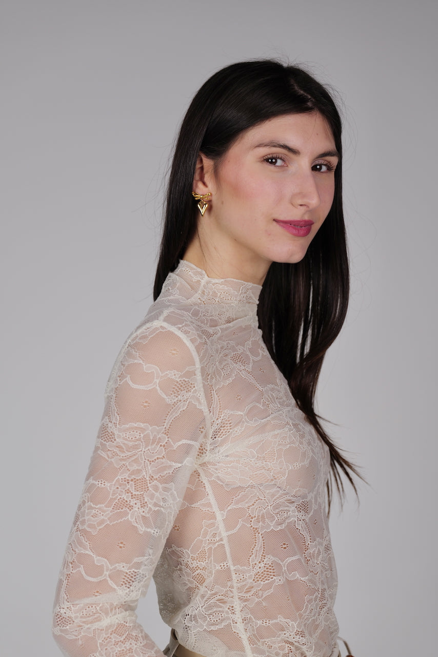 Orecchini Fiocco Cuore