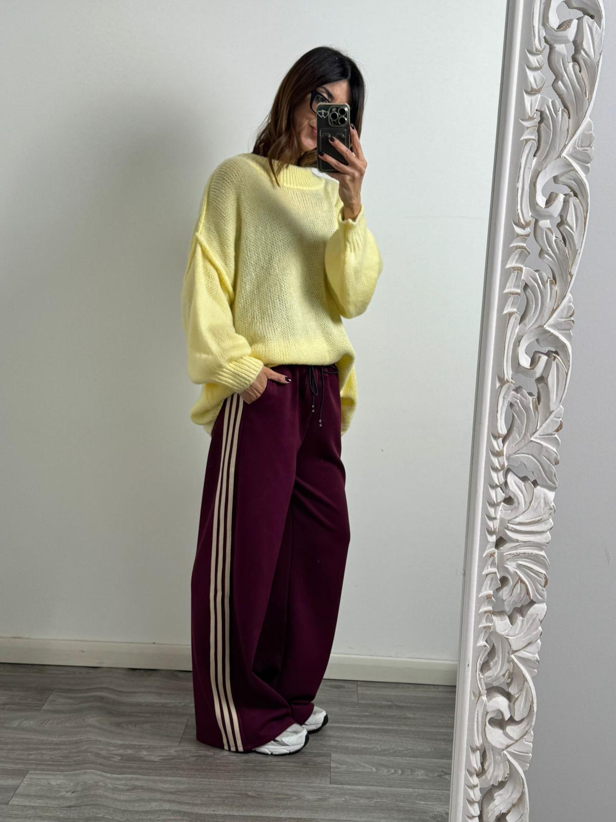 Panta Urban burgundy riga burro