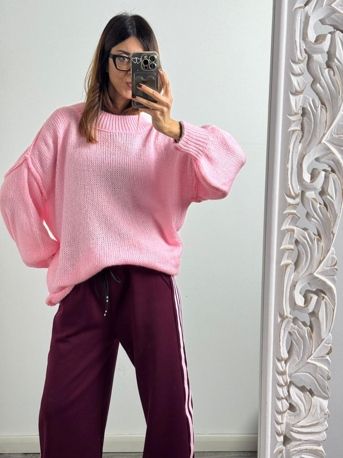 Pull Rovaniemi rosa bubble