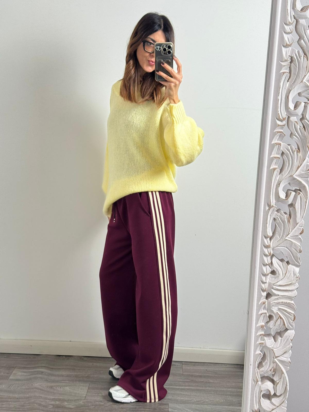 Panta Urban burgundy riga burro