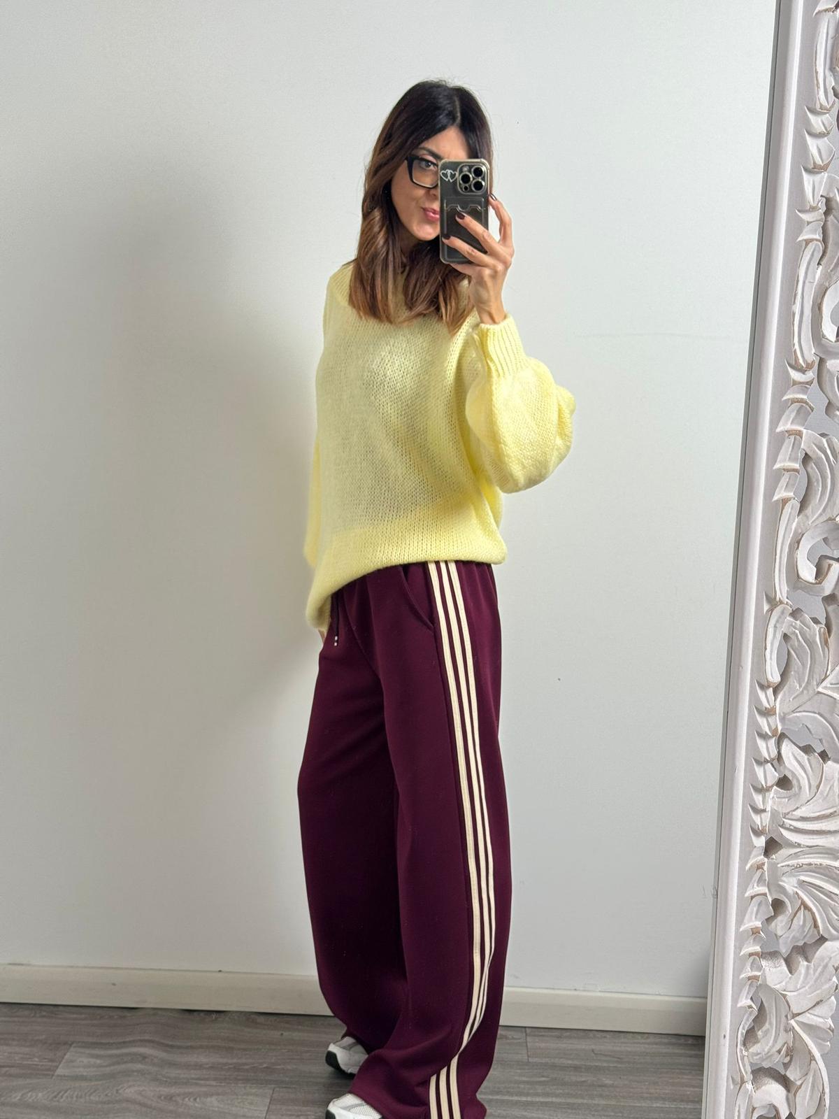 Panta Urban burgundy riga burro