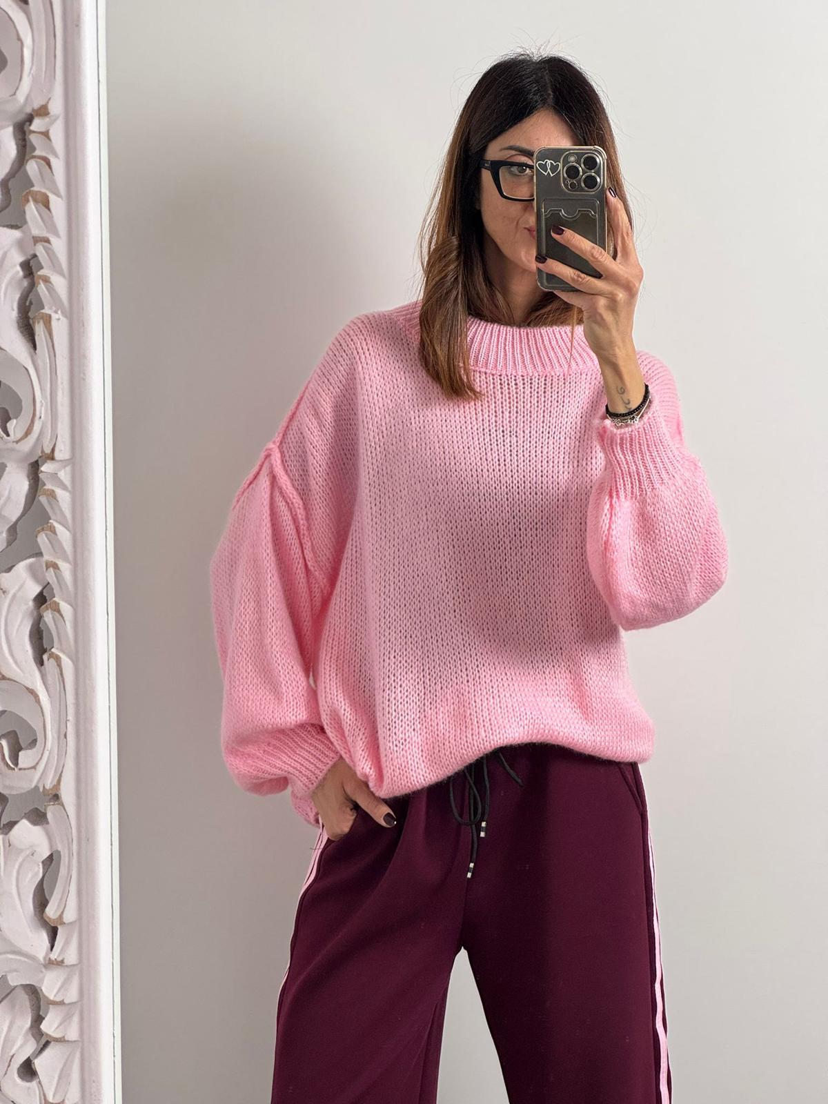 Pull Rovaniemi rosa bubble