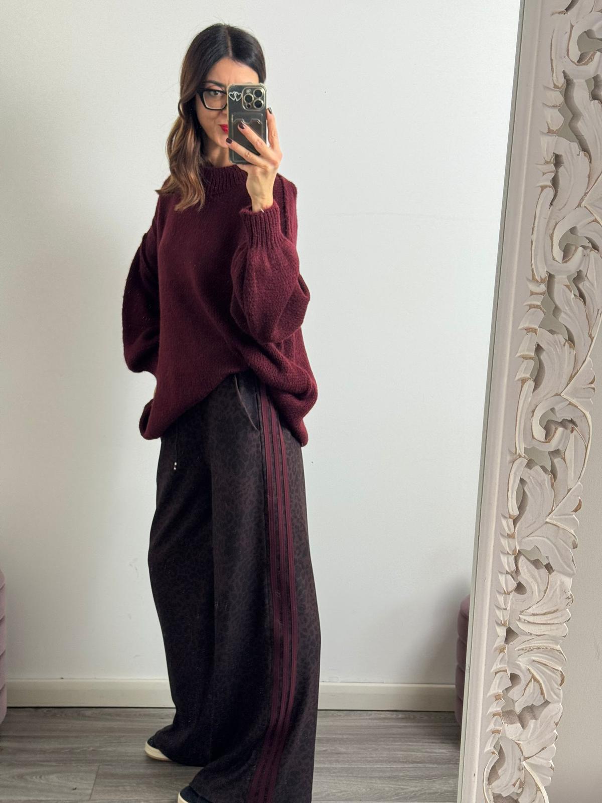 Panta Urban macu riga Burgundy