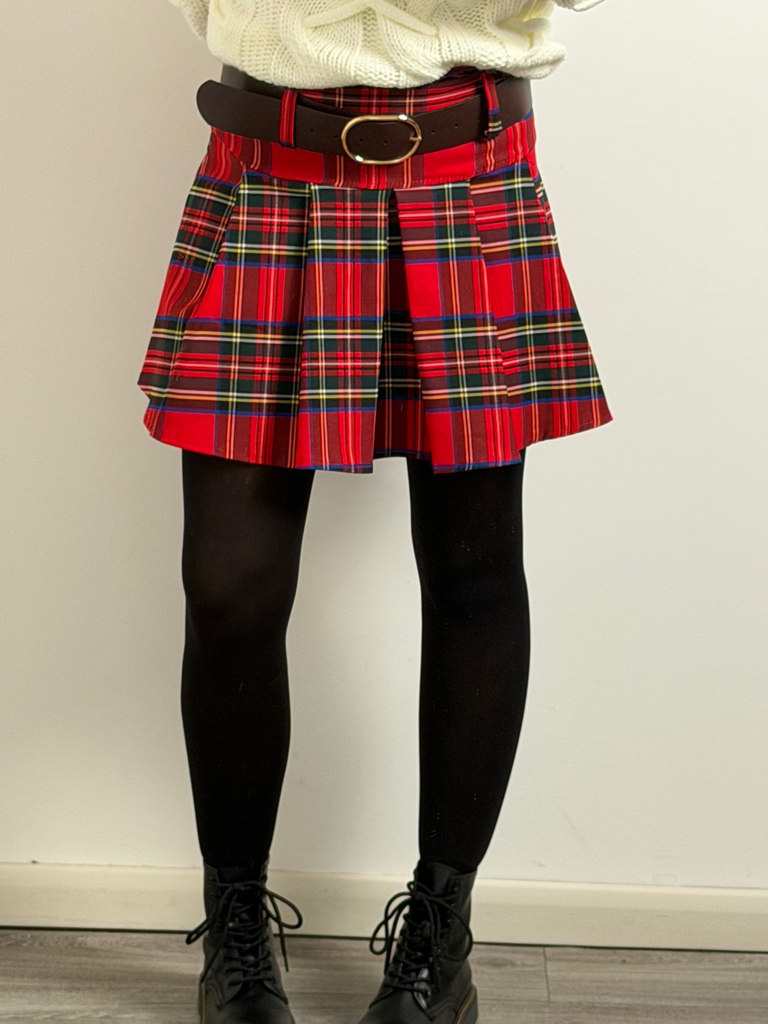 MINI TARTAN RED