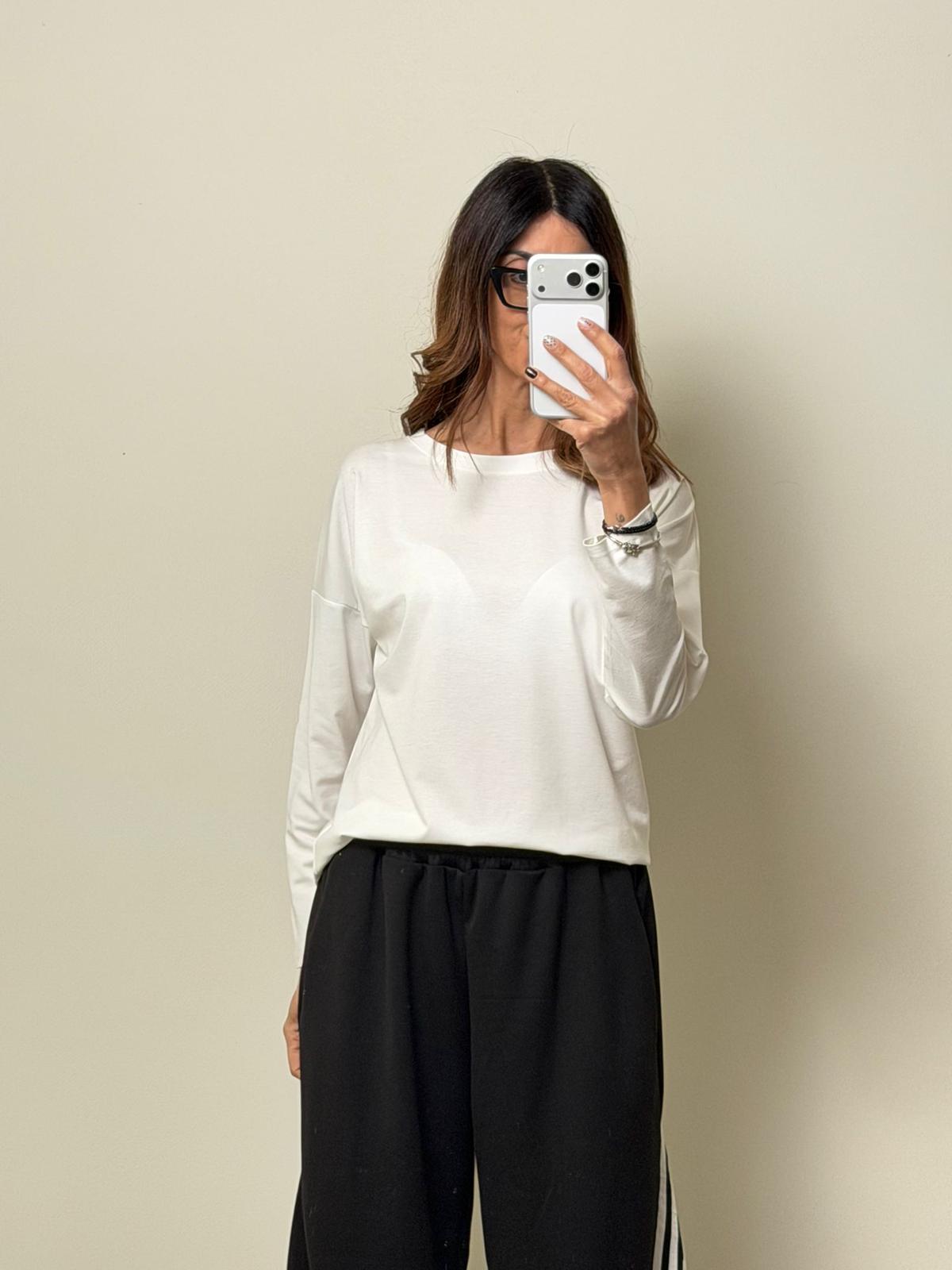 T-shirt Capri manica lunga