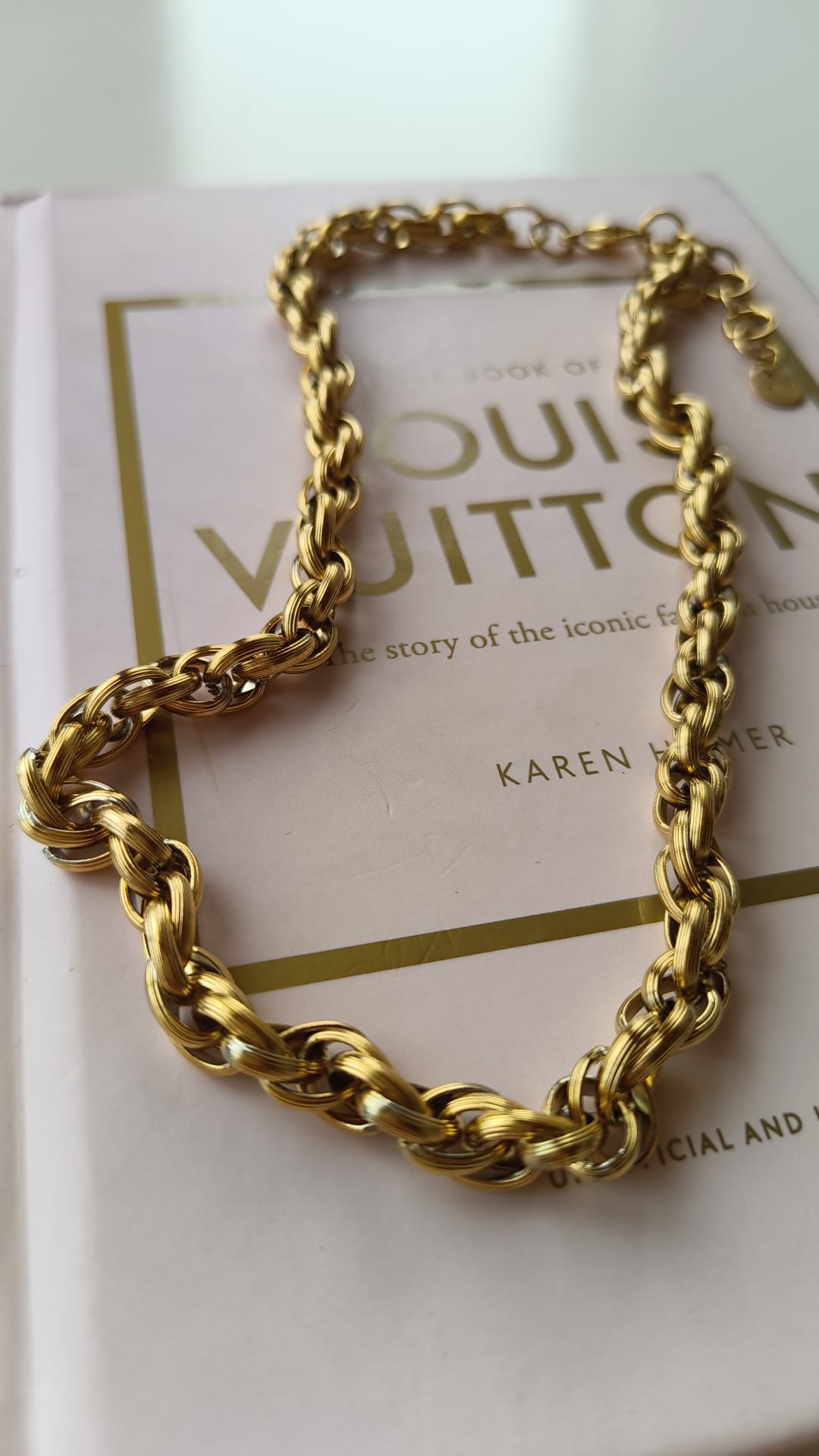 Catena in maglia oro
