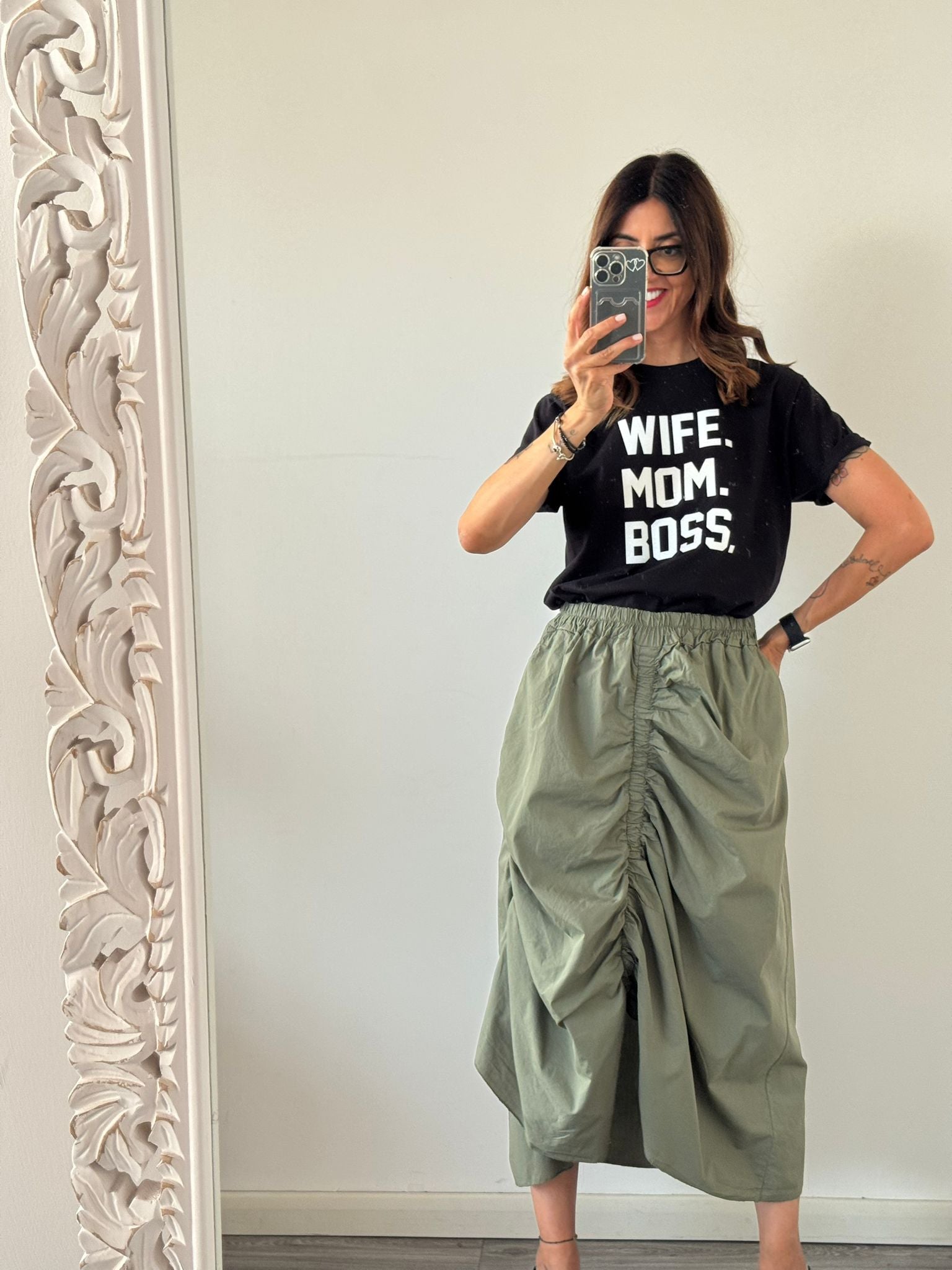 T-shirt Wife. Mom. Boss.