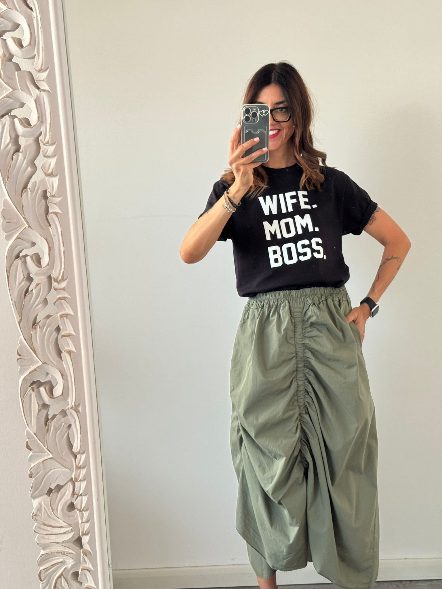 T-shirt Wife. Mom. Boss.