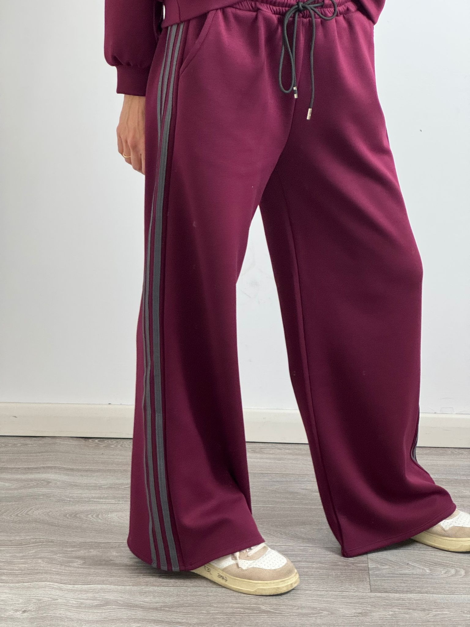 Panta Urban burgundy riga grigio