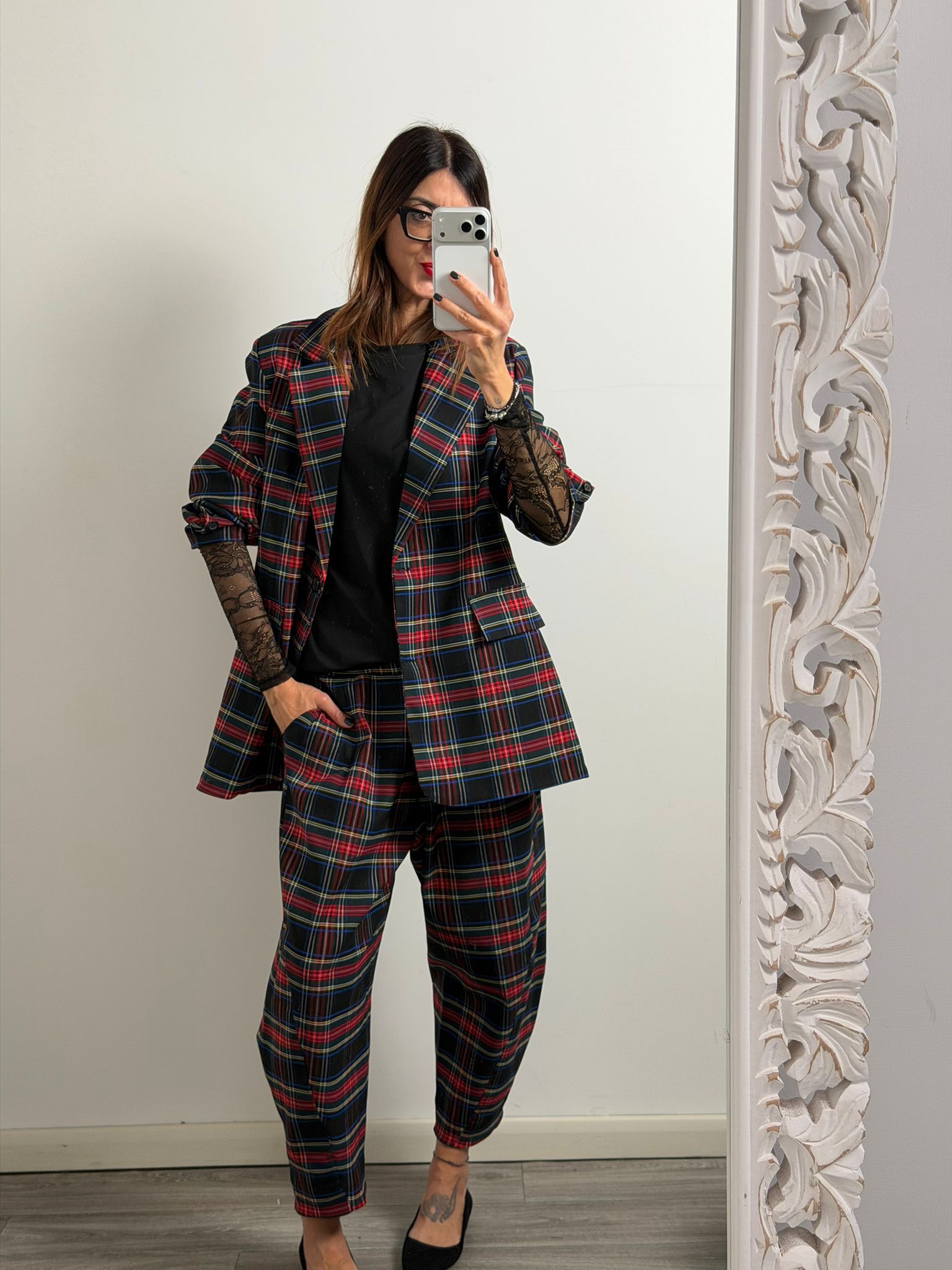 Giacca Tartan