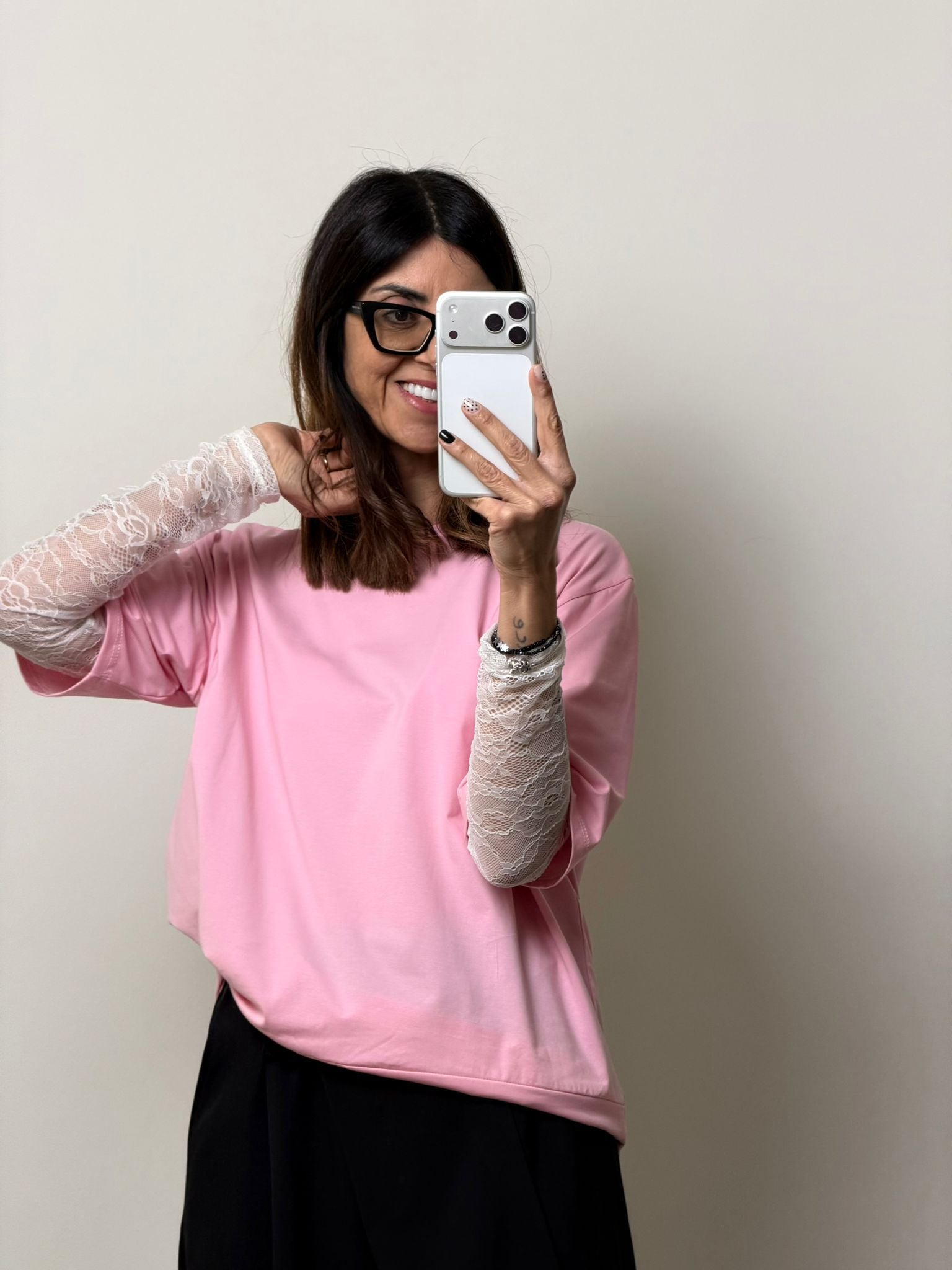 T-shirt Lace (Veste Curvy)