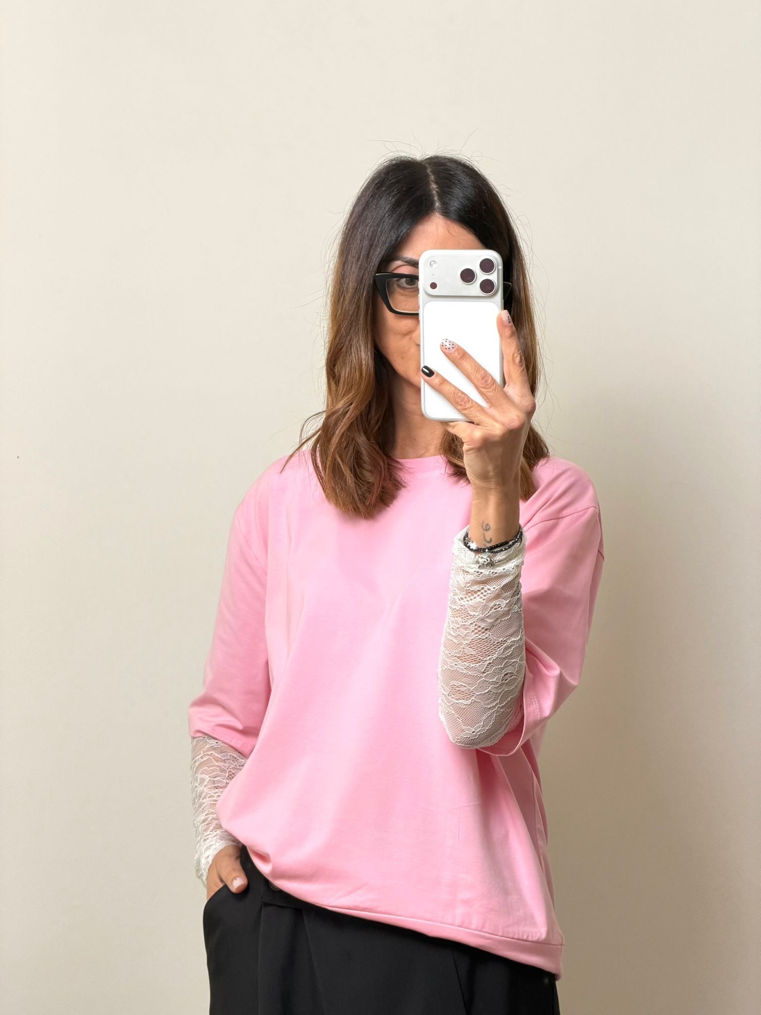 T-shirt Lace (Veste Curvy)