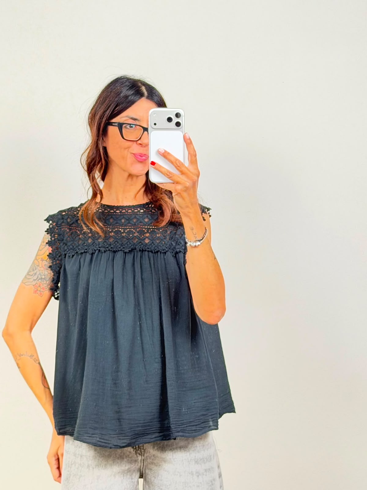 Blusa Merletto