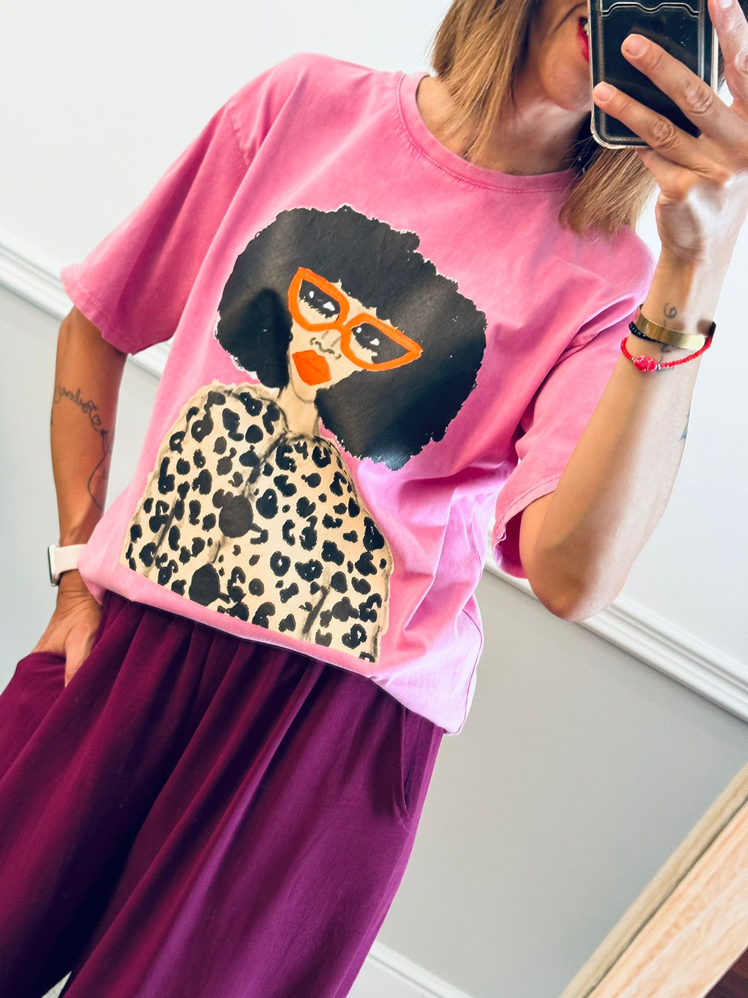 T-shirt Foxy per gli amici Franca