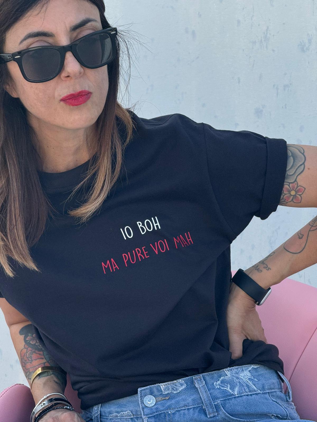 T-shirt IO BOH MA PURE VOI MAH