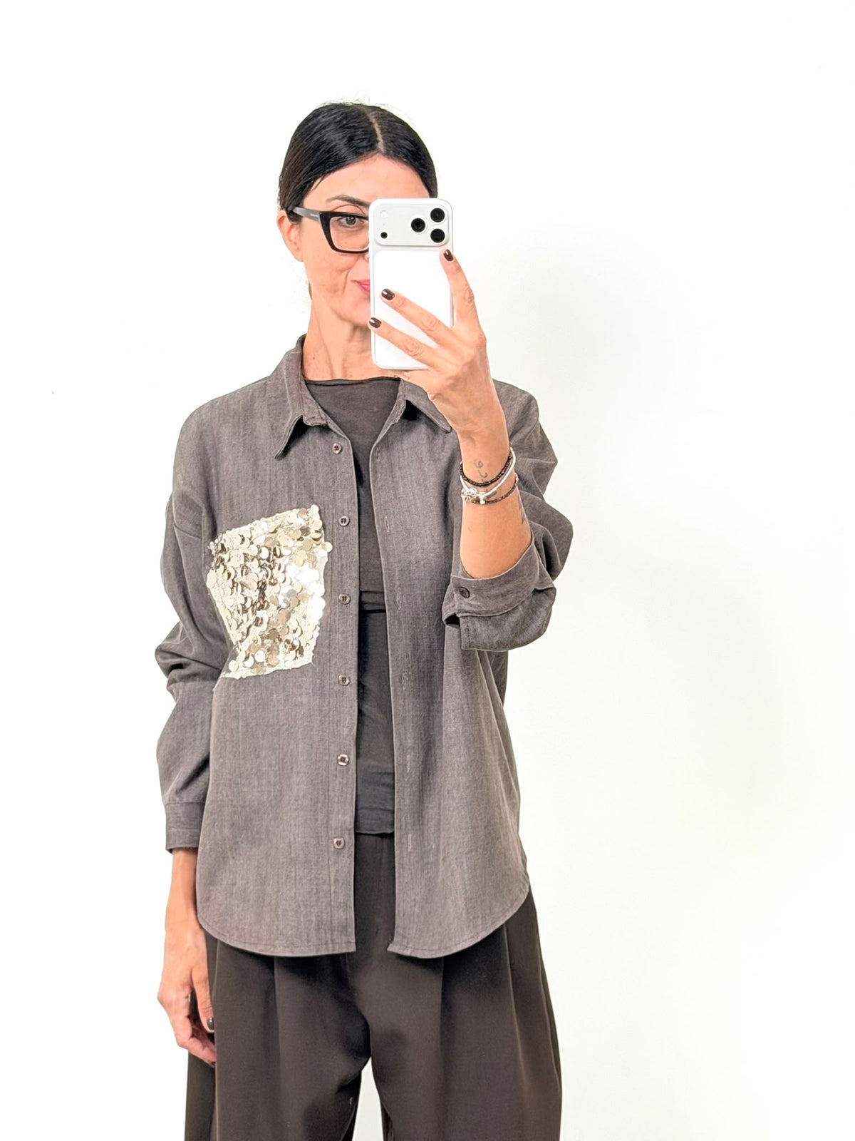 Camicia Denim Glowing