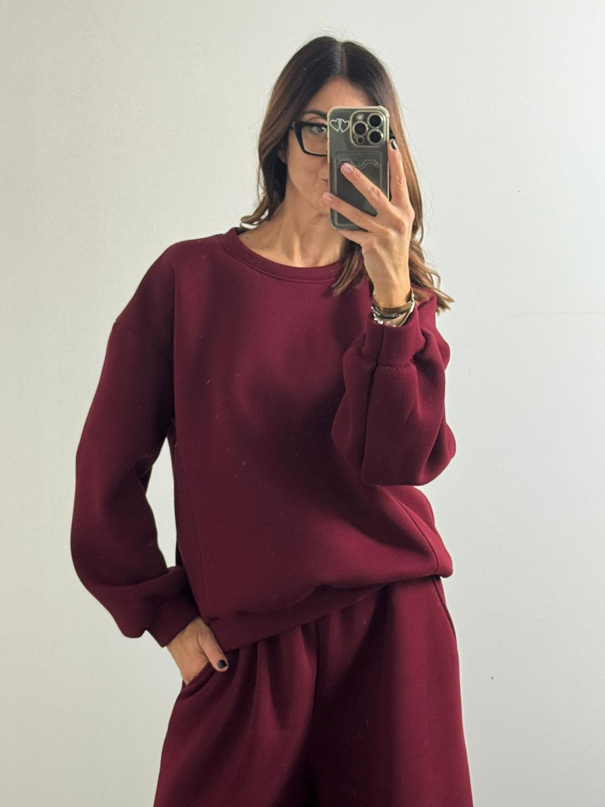 Felpa Street girocollo felpato in preordine