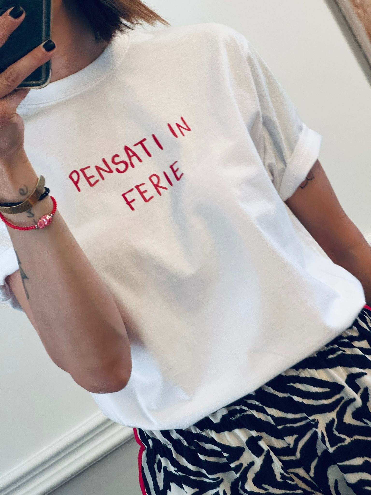 T-SHIRT PENSATI IN FERIE