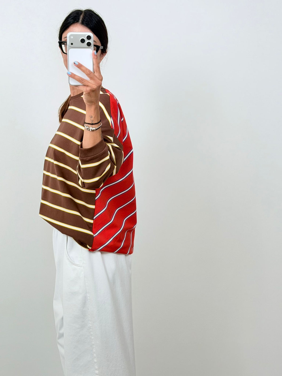 T-shirt manica lunga Stripes