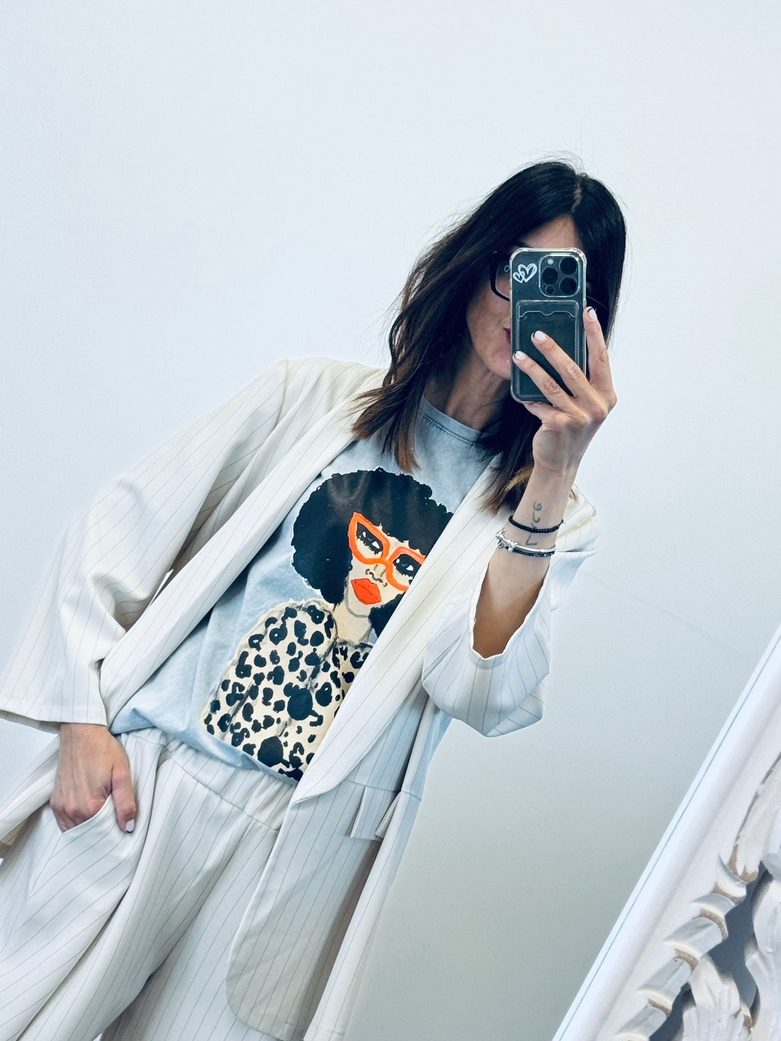 T-shirt Foxy per gli amici Franca