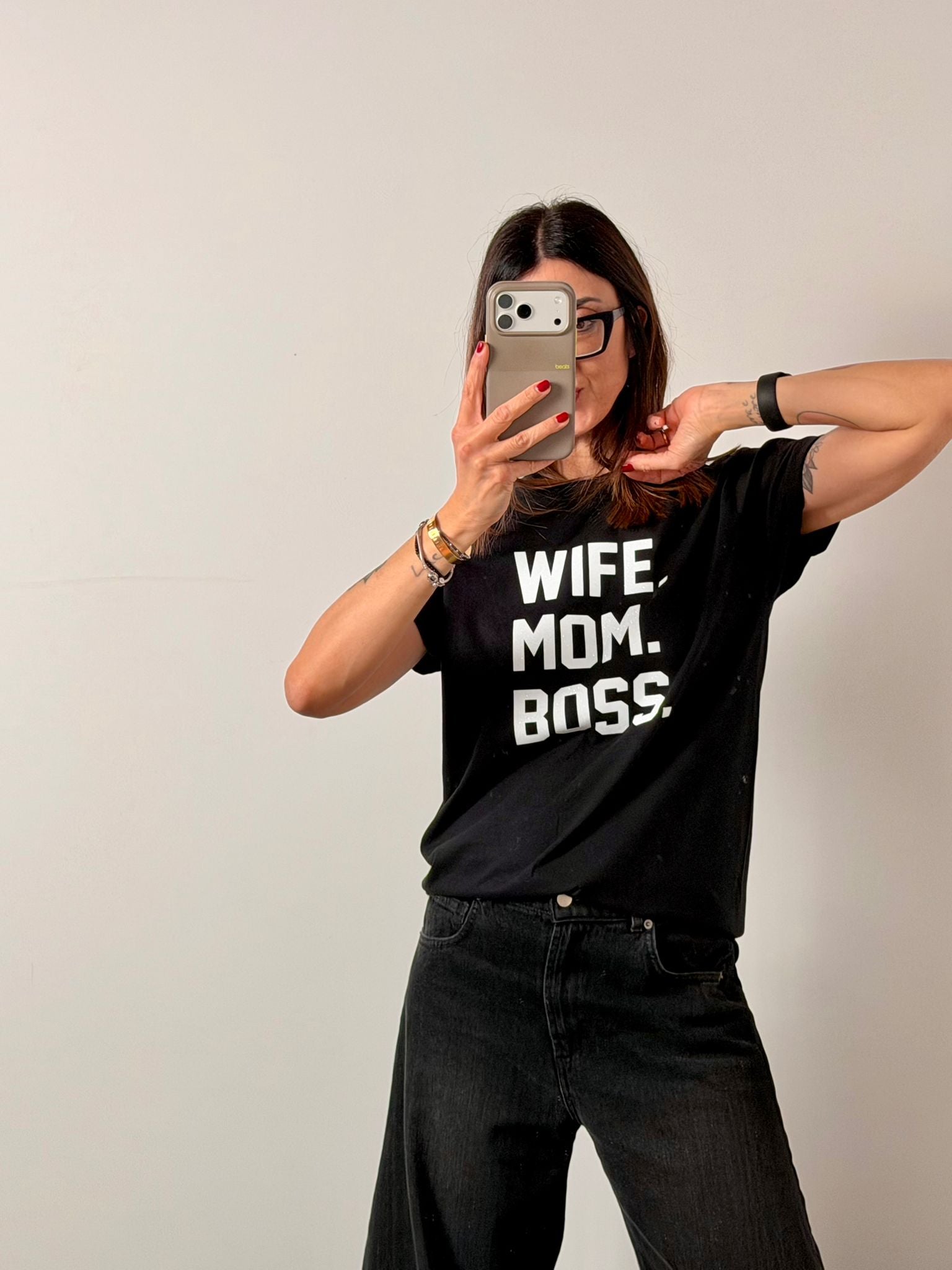 T-shirt Wife. Mom. Boss.