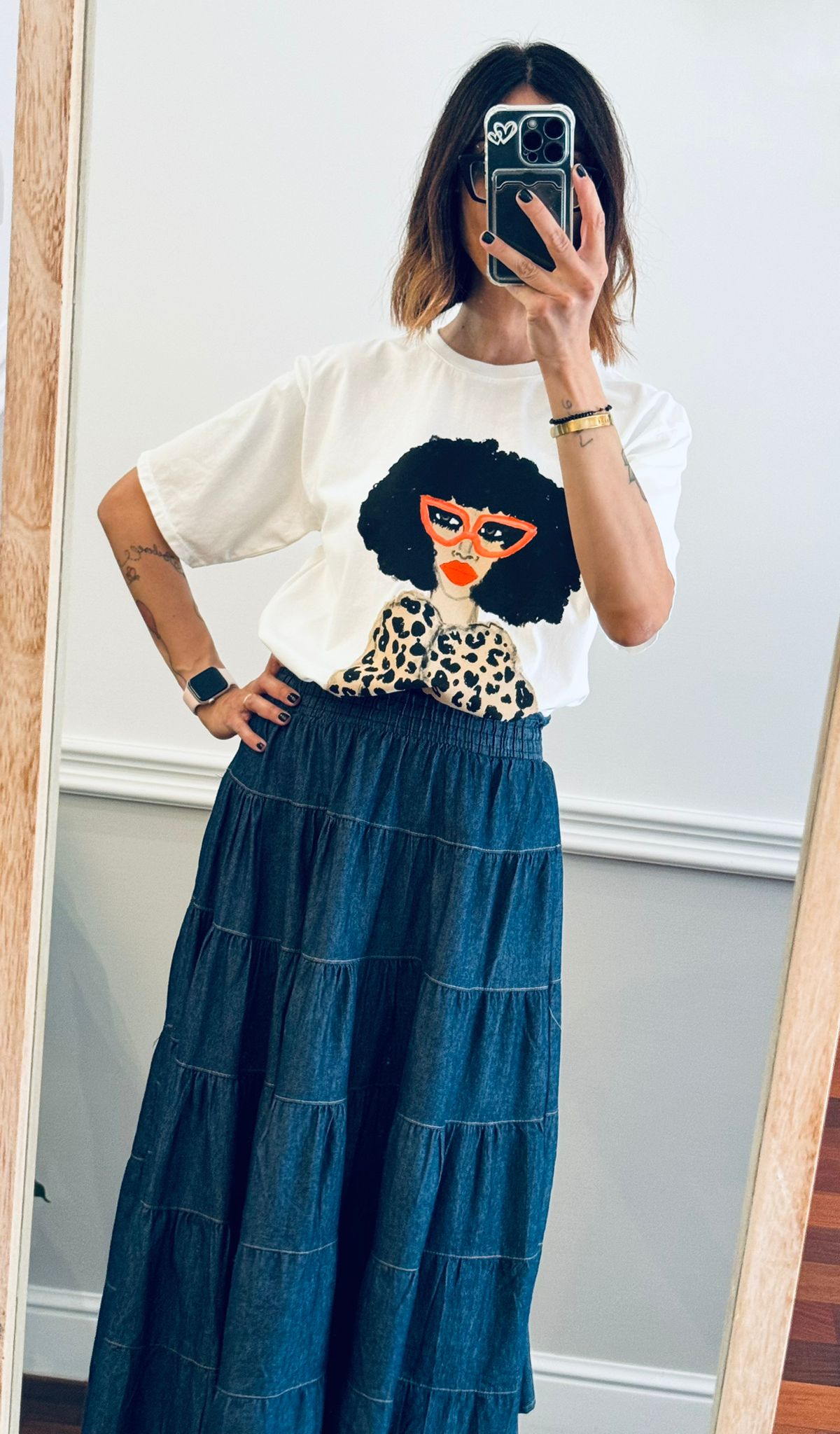 T-shirt Foxy per gli amici Franca