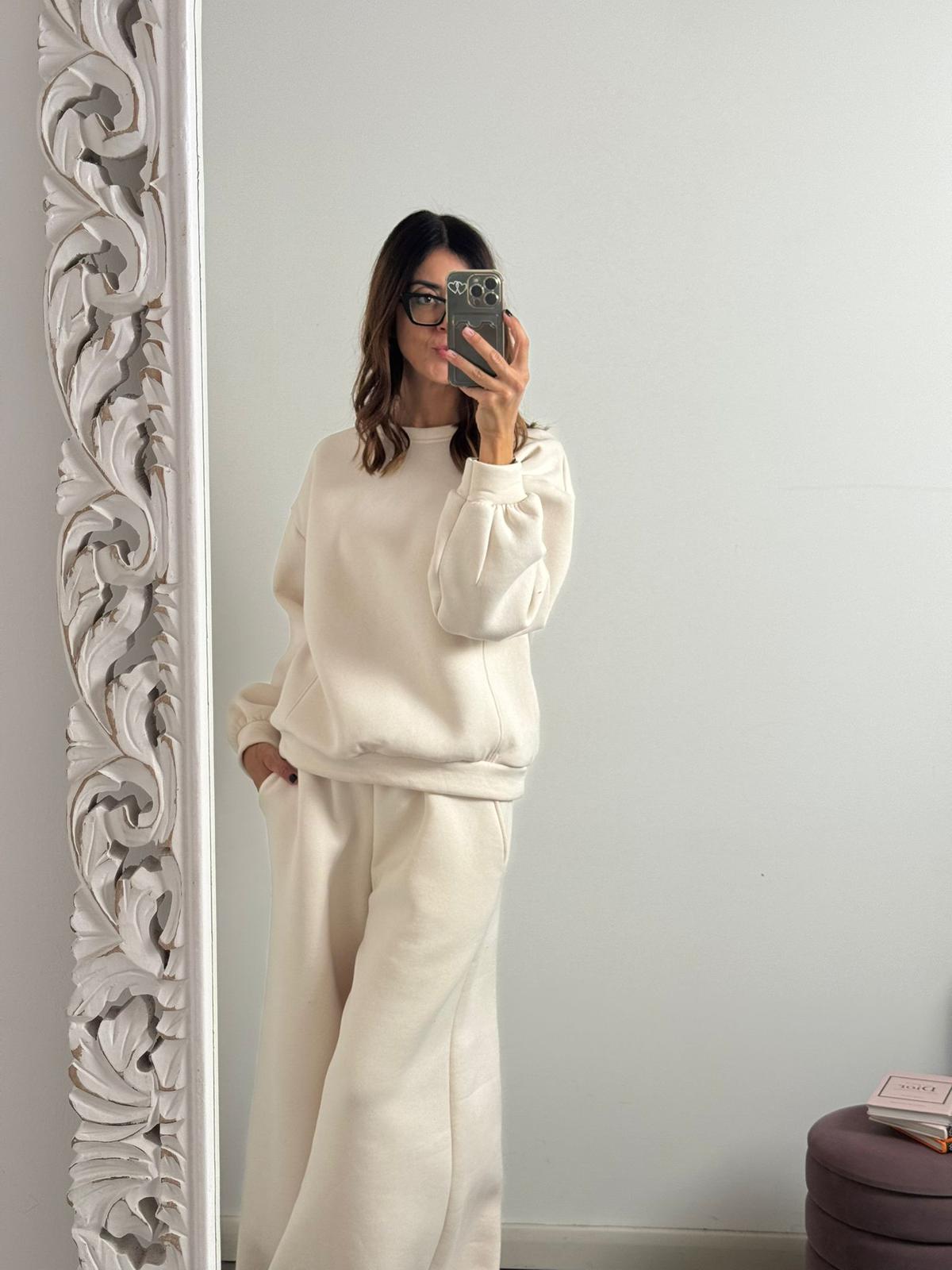 Felpa Street girocollo felpato in preordine