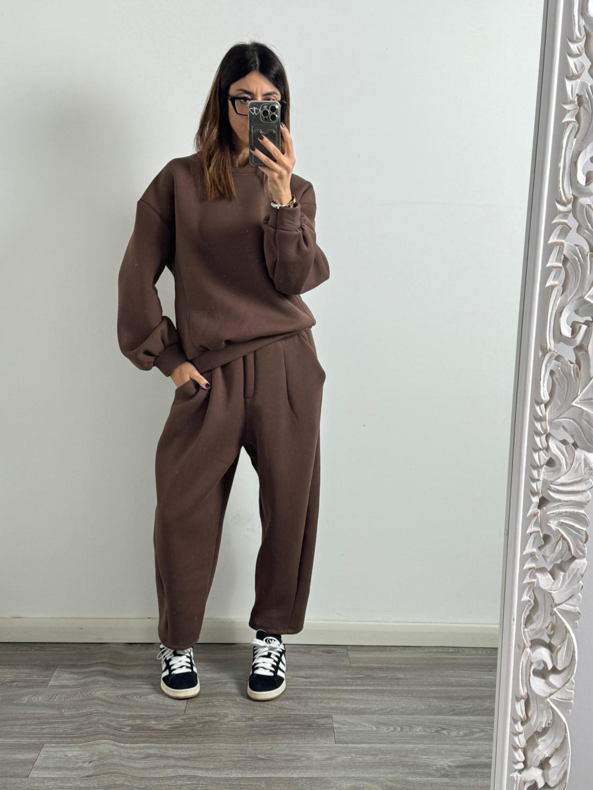 Felpa Street girocollo felpato in preordine