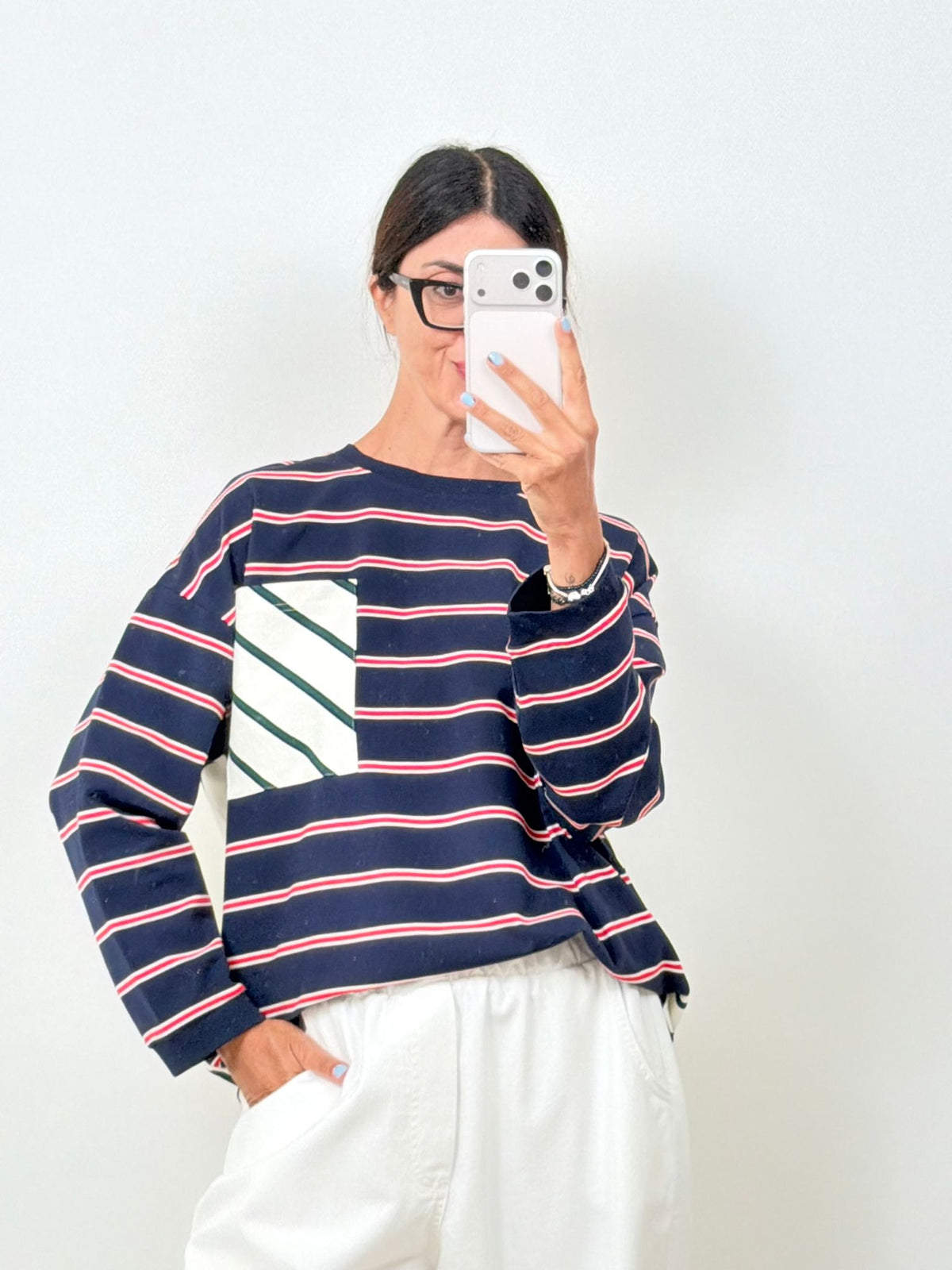 T-shirt manica lunga Stripes