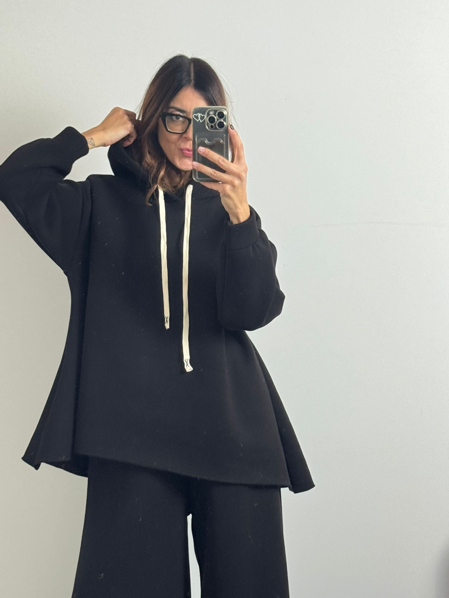 Felpa Street con cappuccio felpato in preordine